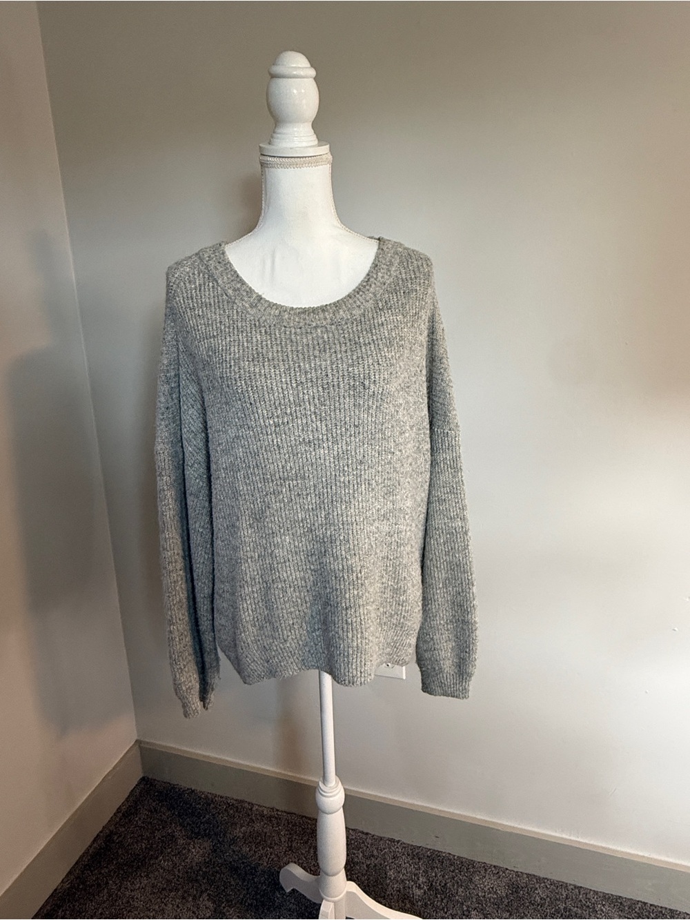 Harley-Davidson Women’s Craftsmanship Gray Knit Sweater Size XL